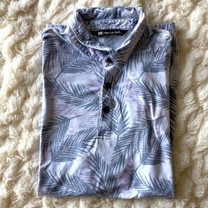 Men’s Travis Matthew Palm Leaf Golf Polo Tee